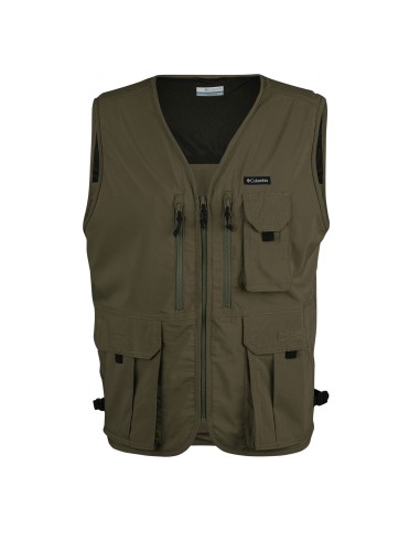 Columbia Silver Ridge Utility Vest Stone Green Paris Déstockage Promo