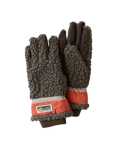 Elmer Gloves Wool Pile 5 Finger Glove Khaki pas cher chine