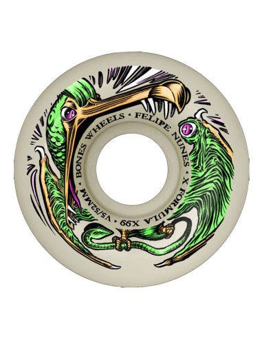 X-Formula V5 Sidecut Nunes Dinos-Sortas Skateboard Wheels pas cheres