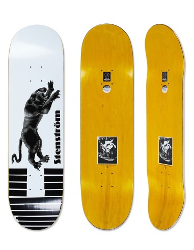 David Stenstrom Tape And Panther White 8.75'' Skateboard Deck la chaussure