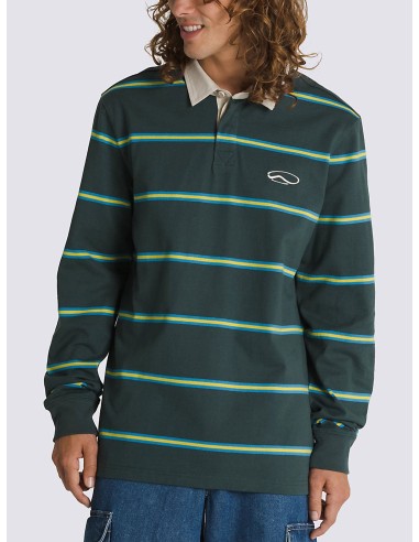 Gatewood Rugstripe Long Sleeve Polo pas chere