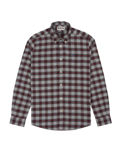 Barbour Alderton Tailored Shirt Grey Marl livraison et retour toujours gratuits