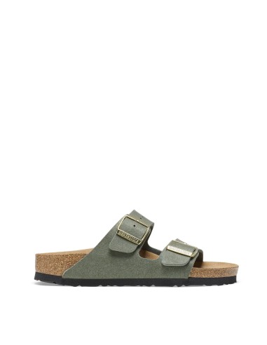 Birkenstock Womens Arizona Vegan Narrow Fit Soft Thyme le concept de la Pate a emporter 