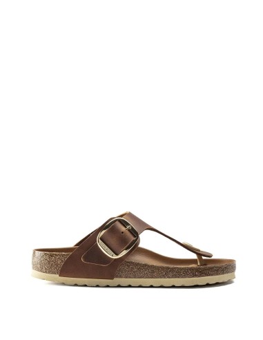 Birkenstock Womens Gizeh Big Buckle Sandal Cognac en stock