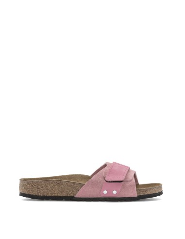 Birkenstock Womens Oita Suede Sandal Narrow Candy Pink ouvre sa boutique