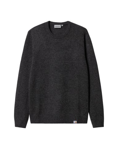 Carhartt WIP Allen Sweater Black Heather à prix réduit toute l'année